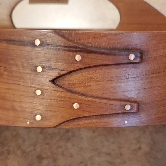 Cherry Wood Divided Shaker Tray Hand Crafted KY - Picture 2 of 12